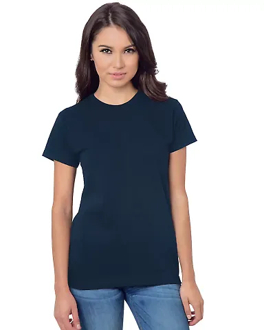 301 3075 Women's Union Made Basic Tee Navy front view