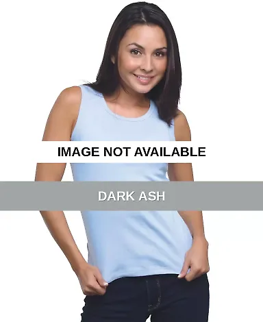 301 4533 Sleeveless Tee Dark Ash front view
