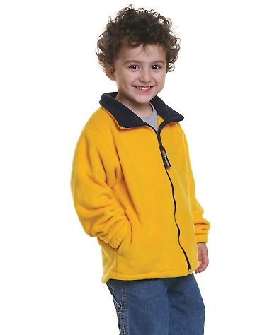 301 1115 Youth Full Zip Fleece Jacket Catalog front view
