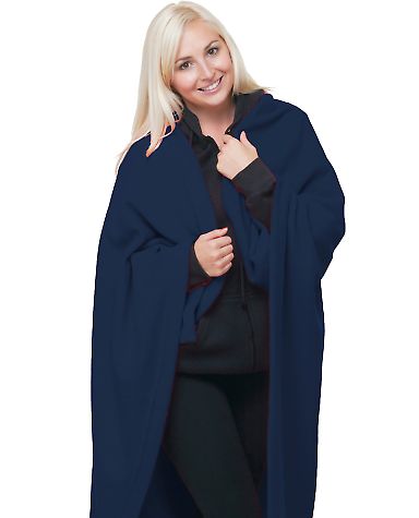 301 9000 Stadium Blanket Fleece in Navy front view