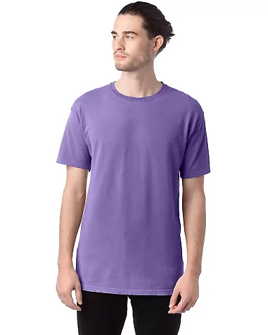 Comfort Wash GDH100 Garment Dyed Short Sleeve T-Sh in Lavender front view
