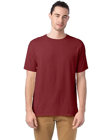 Comfort Wash GDH100 Garment Dyed Short Sleeve T-Sh in Cayenne front view