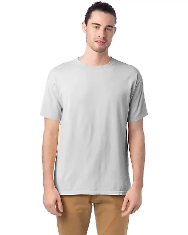 Comfort Wash GDH100 Garment Dyed Short Sleeve T-Sh in White front view