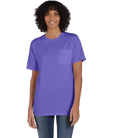 Comfort Wash GDH150 Garment Dyed Short Sleeve T-Sh in Lavender front view