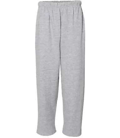 C2 Sport 5577 Open Bottom Sweatpant with Pockets Oxford front view