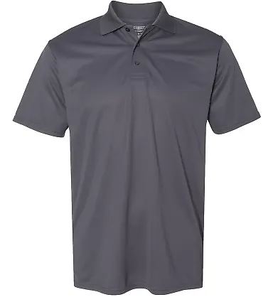 Jerzees 442M Polyester Mesh Sport Shirt Stealth front view