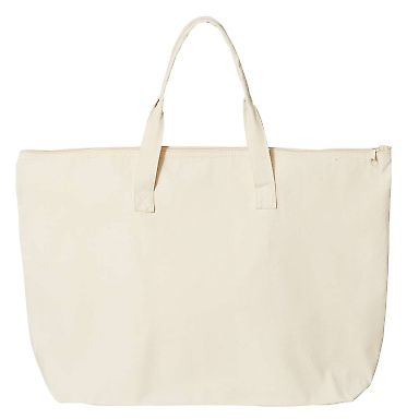 Liberty Bags 8863 10 Ounce Cotton Canvas Tote with in Natural front view