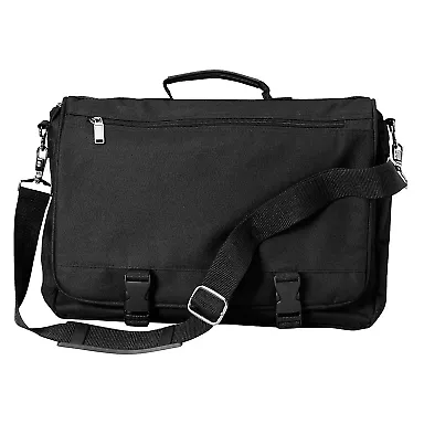 Liberty Bags 1011 Corporate Raider Expandable Brie BLACK front view