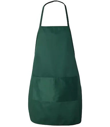 Liberty Bags 5505 Long Butcher Block Apron FOREST GREEN front view