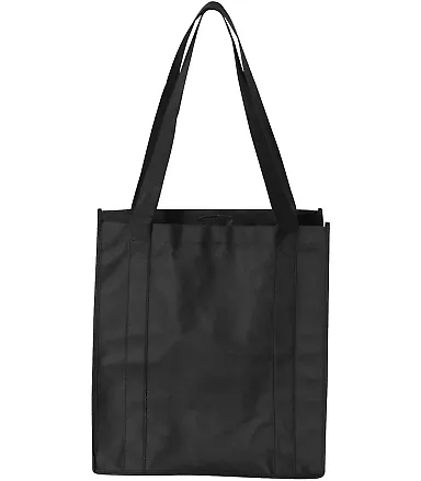 Liberty Bags R3000 Reusable Shopping Bag BLACK front view