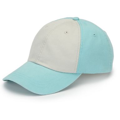 Adams Headwear LP106 / Spinnaker in Seafoam/ ivory front view