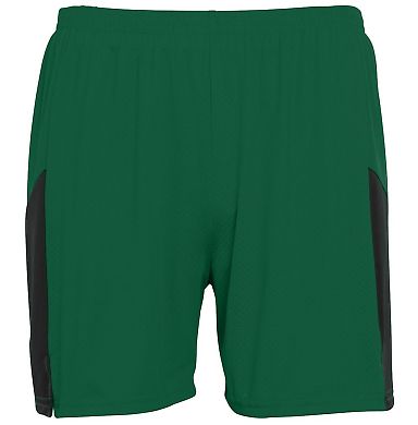 Augusta Sportswear 335 Sprint Short in Dark green/ black front view