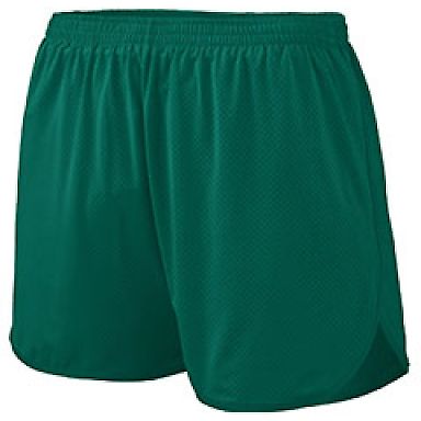 Augusta Sportswear 338 Solid Split Short in Dark green front view
