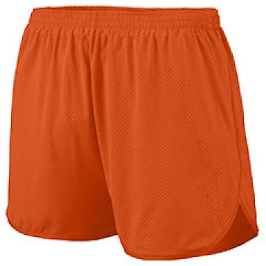 Augusta Sportswear 338 Solid Split Short in Orange front view