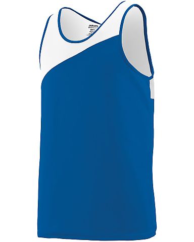 Augusta Sportswear 353 Youth Accelerate Jersey in Royal/ white front view