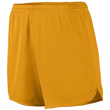 Augusta Sportswear 355 Accelerate Short in Gold front view