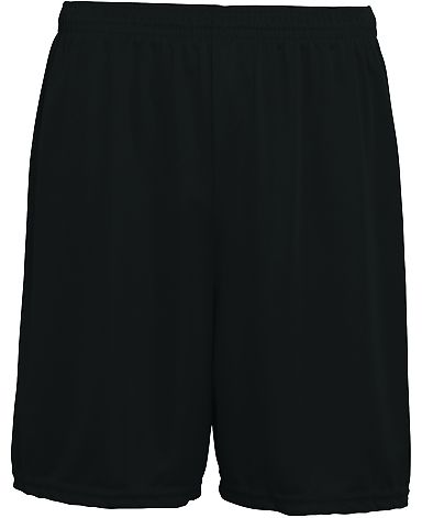 Augusta Sportswear 1426 Youth Octane Short in Black front view