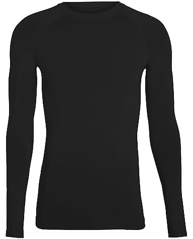 Augusta Sportswear 2604 Hyperform Compression Long in Black front view