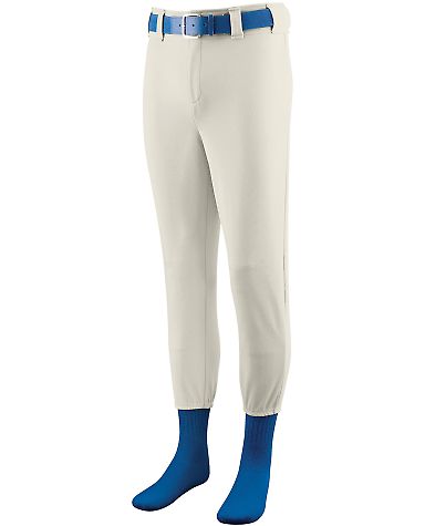 Augusta Sportswear 801 Softball/Baseball Pant in Silver grey front view