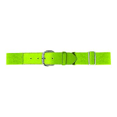 Augusta Sportswear 6002 Youth Elastic Baseball Bel in Lime front view