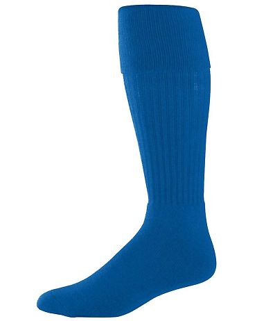 Augusta Sportswear 6031 Youth Soccer Socks in Royal front view