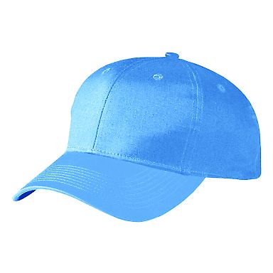 Augusta Sportswear 6204 Six-Panel Cotton Twill Low in Columbia blue front view