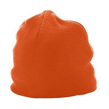Augusta Sportswear 6815 Knit Beanie in Orange front view