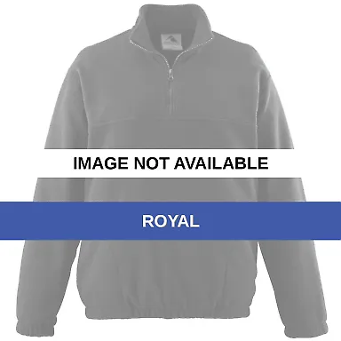 Augusta Sportswear 3531 Youth Chill Fleece Half-Zi Royal front view