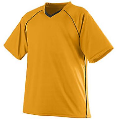 Augusta Sportswear 214 Striker Jersey in Gold/ black front view