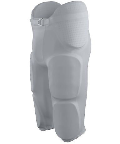 Augusta Sportswear 9601 Youth Gridiron Integrated  in Silver grey front view