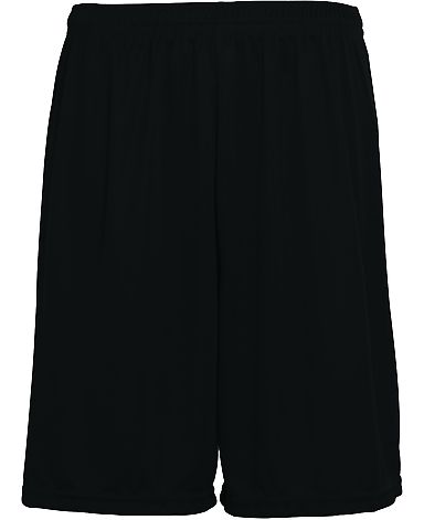 Augusta Sportswear 1428 Training Short with Pocket in Black front view