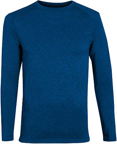 Augusta Sportswear 2807 Kinergy Long Sleeve Tee in Royal heather front view