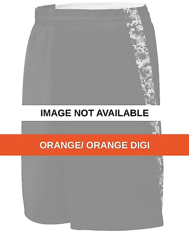 Augusta Sportswear 1163 Hook Shot Reversible Short Orange/ Orange Digi front view