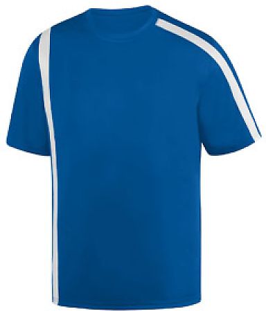 Augusta Sportswear 1621 Youth Attacking Third Jers in Royal/ white front view