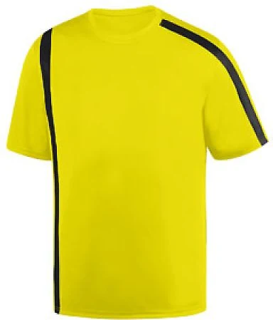 Augusta Sportswear 1621 Youth Attacking Third Jers in Power yellow/ black front view