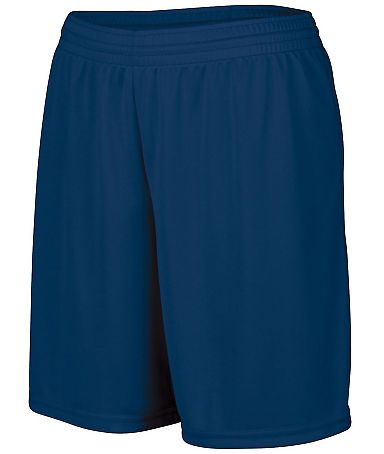 Augusta Sportswear 1423 Women's Octane Short in Navy front view