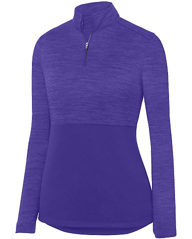 Augusta Sportswear 2909 Women's Shadow Tonal Heath in Purple front view