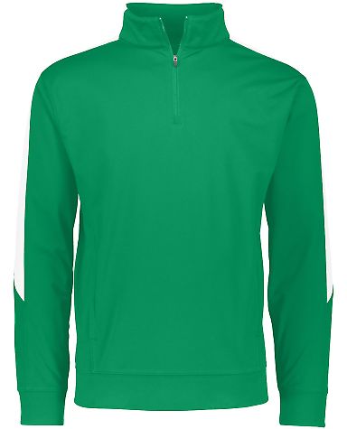Augusta Sportswear 4386 Medalitst 2.0 Pullover in Kelly/ white front view