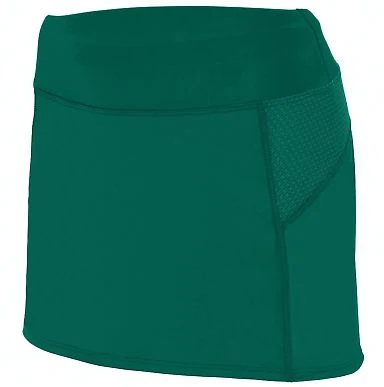 Augusta Sportswear 2420 Women's Femfit Skort in Dark green front view
