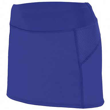 Augusta Sportswear 2420 Women's Femfit Skort in Purple front view