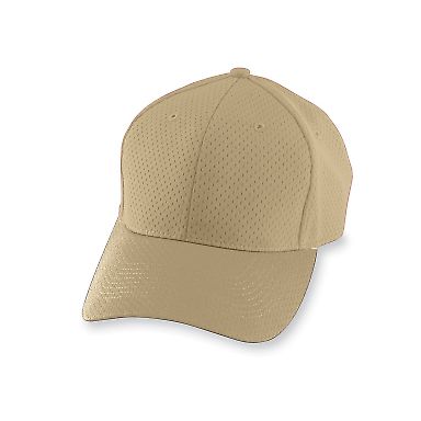 Augusta Sportswear 6236 Youth Athletic Mesh Cap in Vegas gold front view