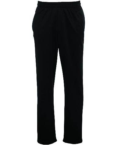 Augusta Sportswear 5515 Wicking Fleece Sweatpants in Black front view