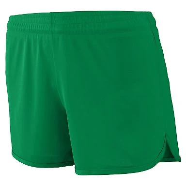 Augusta Sportswear 357 Women's Accelerate Short in Kelly front view