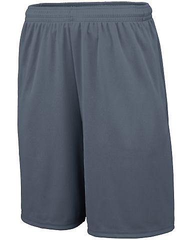 Augusta Sportswear 1429 Youth Training Short with in Graphite front view