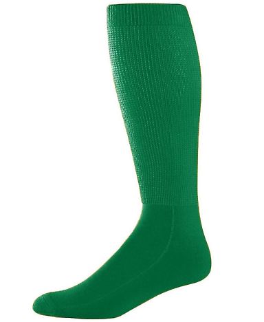 Augusta Sportswear 6085 Wicking Athletic Socks in Dark green front view