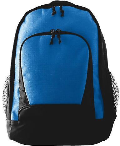 Augusta Sportswear 1710 Ripstop Backpack in Royal/ black front view