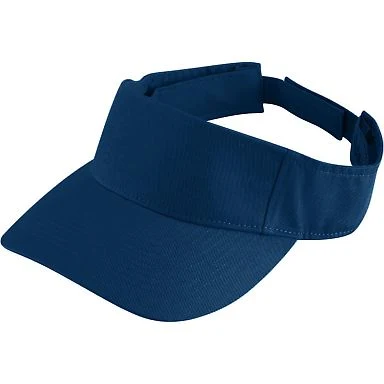 Augusta Sportswear 6226 Youth Sport Twill Visor in Navy front view
