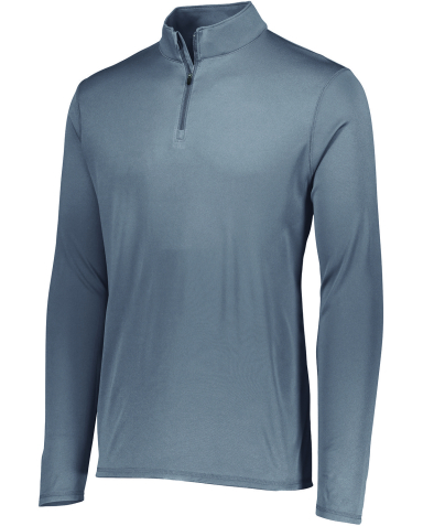 Augusta Sportswear 2786 Youth Attain 1/4 Zip Pullo in Graphite front view