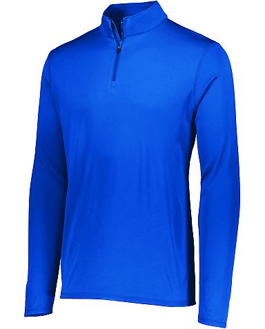 Augusta Sportswear 2786 Youth Attain 1/4 Zip Pullo in Royal front view