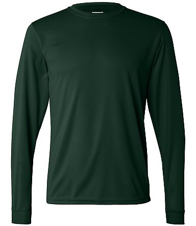 Augusta Sportswear 788 Performance Long Sleeve T-S in Dark green front view